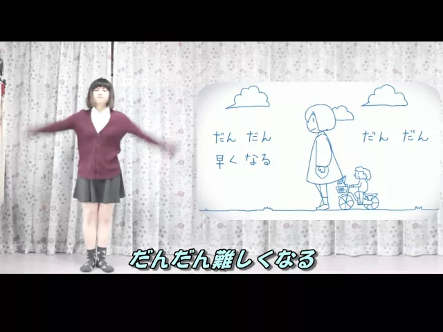 【96猫+ふーちゃん】「だんだん早くなる」を踊ろう♪【反転】
